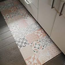 Tapis Pvc Carreaux Ciment Tapis En Pvc Differentes Tailles Vinyle Ideal Style Suedois Tapis De Passage Devant Evier Recouvrement De Sol Madeinn Teppich