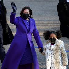 Vice president kamala harris, along with many others, wore purple on inauguration day.greg nash / reuters. How Kamala Harris S Great Nieces Paid Homage To Her At The Inauguration