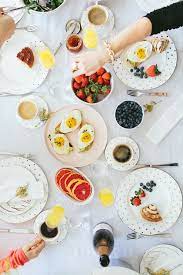 Casual Meets Fancy Bridesmaid Brunch The Everygirl Bridesmaid Brunch Brunch Food