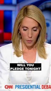 Dana Bash's Presidential Debate Pledge Question