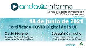 El certificado covid amenaza con convertirse en un nuevo dni que en lugar de llevarse en la cartera tendremos guardado en nuestro móvil y ya en pasos para descargar el certificado covid en formato passbook. Certificado Covid Digital De La Union Europea Plan De Vacunaciones De Andalucia Andavac