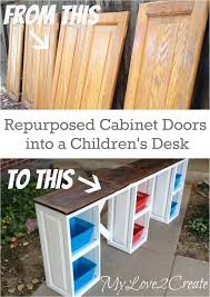 A cabinet made from old doors is the perfect way to spruce up a charming kitchen or luxurious bathroom while allotting you and your family plenty of storage and organizational space. 20 Best Repurposed Cabinet Door Ideas That Are Easy To Do Decor Home Ideas