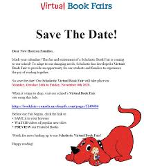 Virtual Book Fair Now On New Horizons School