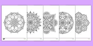 Here presented 53+ mandala drawing for kids images for free to download, print or share. Mandalas Mindfulness Colouring Sheets For Children