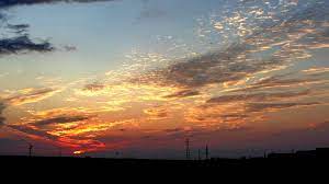 フリー画像素材 秋空 夕焼け 夕焼け 背景画像 フリー画像