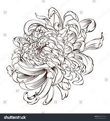 Maybe you would like to learn more about one of these? Japanese Flower Tattoo Chrysanthemum Flower Royalty Free Stock Vector 439757149 Avopix Com