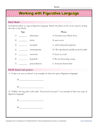 Choose the correct type of figurative language for each sentence below. Https Www Spps Org Cms Lib Mn01910242 Centricity Domain 770 Figurative 20language 20practice 20worksheet Pdf