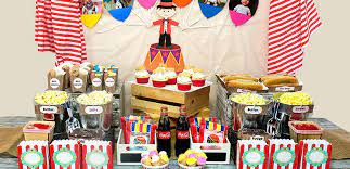 Make planning your party simple and easy with the big top party packs. Carnival Party Ideas Circus Party Ideas At Birthday In A Box