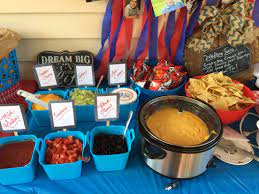 We service the greater los angeles area including the santa clarita, san fernando, and simi valleys. Walking Taco And Nacho Bar Taco Bar Party Birthday Party Food Walking Taco Bar
