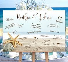 Beach Wedding Guest Book Poster Or Canvas Personalized Starfish Seashells Beach Wedding Guest Book Wedding Guest Book Poster Beach Wedding Guests
