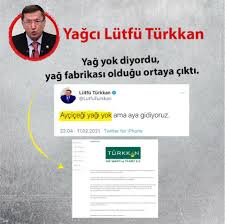 Iyi parti̇ tbmm grup başkan v. Ozn Peri S Tweet Yagci Lutfu Turkkan Yag Yok Diyordu Yag Fabrikasi Oldugu Ortaya Cikti Trendsmap