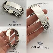 Serebryanyj Muzhskoj Braslet Dvojnoj Pancir S Plastinoj Pod Gravirovku Zakazat Na Yarmarke Masterov G1aldru Braslet Cepochka Harkov Muzhskoj Braslet Braslety Muzhchin Braslety