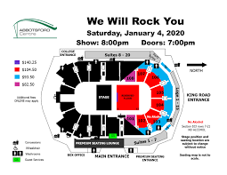 Seating Maps Abbotsford Centre Abbotsford Centre