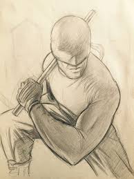 Artstation Daredevil Sketch Albert Hulm To end off my videos on the netflix mcu heroes, here is a tutorial on daredevil from the second season of the show! artstation daredevil sketch albert hulm