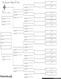 21 Printable Genealogy Chart Template Forms Fillable