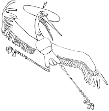 A flower called a snapdragon is named because its shape resembles a snapping head of a dragon. Coloring Master Crane Picture