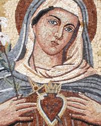 Portrait of Mary Mosaic