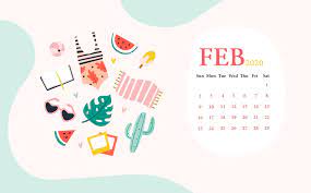 February 2021 calendar with holidays available for print or download. February 2020 Screensaver Calendar Wallpaper à¸ªà¸• à¸à¹€à¸à¸­à¸£ à¸›à¸ à¸— à¸™ à¹à¸žà¸¥à¸™à¹€à¸™à¸­à¸£