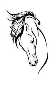 Stallion Art Print Cattallina Art Com Horse Tattoo Horse Drawings Horse Silhouette