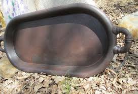 Large Antique Vintage Cast Iron Grill Griddle Oval Shape 24 Etsy Cast Iron Grill Cast Iron Grilling