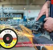 4' Flexible Grinding Disc 100X3X16mm for Stainless Steel ...