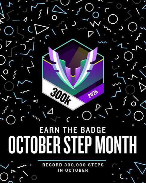 October garmin connect badge challenges 2026