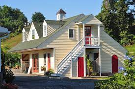 Pin By Leanne Carroll On In The Attic Exterior Stairs External Staircase Traditional Sheds