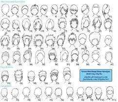 Anime male hairstyles by crimsoncypher on deviantart. Various Male Anime Manga Hairstyles By Elythe On Deviantart