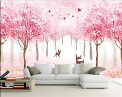 Cherry blossom buds have been an integral part of japan's culture, poetry and art. Beibehang Wallpaper 3d Pink Wallpaper Cherry Blossom Butterfly 3d Wallpaper Living Room Tv Background Wallpaper 3d On The Wall Wallpapers Aliexpress