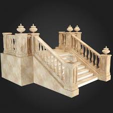3d Architectural Modules Model Balcony Railing Design Railing Design Entrance Design