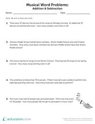 Word problems based on addition are broadly of two types: Addition Word Problems Worksheets Free Printables Education Com