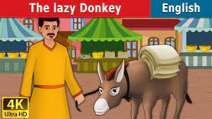 A stupid or obstinate person. Lazy Donkey In English Stories For Teenagers English Fairy Tales Youtube