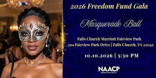 Fairfax County NAACP 2026 Freedom Fund Masquerade Ball