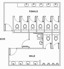 Resultado De Imagem Para Public Toilet Layout Dimensions Plan Salle De Bain Wc Public Bain Public