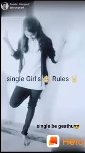 In fact, staying single has a ton of advantage over being in a relationship. Girl Life Single Girls Rules Girl Life Video Afsu Sharechat Funny Romantic Videos Shayari Quotes