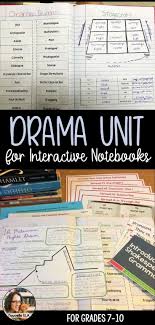 This Bundle Contains Resources For Helping You Set Up A Drama Unit In Interactive Notebooks For Older S Interactive Notebooks Mini Lessons Interactive Journals