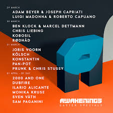 Rotterdam rave winter special did have a great line up. Awakenings Reveals Gargantuan Techno Line Up For Easter 2018 Djmag Com