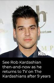 Take a look at Rob Kardashian from the start of his journey