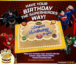 Half sheet, quarter sheet, and 8 in. Goldilocks For Your Super Boy Give Him A Super Birthday Make It A Super Celebration With The Justice League Greeting Cake From A Goldilocks Bakeshop Store Near You Facebook