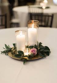 14 Gorgeous Spring Wedding Ideas You Can Totally Diy Candle Wedding Centerpieces Simple Wedding Centerpieces Purple Wedding Centerpieces