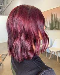 25 Beautiful Burgundy Hair Color And Hairstyles Perfect For A Change Wine Hair Burgundy Hair Short Burgundy Hair