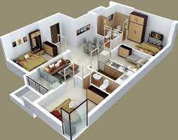 Rumah minimalis 1 lantai 3 kamar tidur yang kerap dijadikan alternatif bagi mereka yang bermukim di lahan sempit namun ingin membangun rumah ini apabila didukung dengan furniture yang bagus dan unik juga akan menawan. Contoh Denah Rumah Minimalis 3 Kamar Tidur Dalam Berbagai Ukuran Rumah Permai Blog