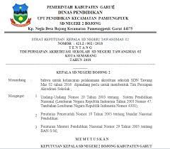 Keputusan ini berlaku sejak tanggal di tetapkan; Cara Melihat Nilai Akreditasi Sekolah Dasar Ops Sekolah Kita