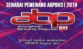 Majlis ini diadakan di arena of stars, genting highlands pada 8 april 2012. Senarai Penuh Keputusan Anugerah Bintang Popular Berita Harian Abpbh 31 2018