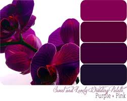 Purple refers to any of a variety of colors with hue between red and blue. Wedding Color Palette Purple Pink Color Palette Pink Purple Color Palettes Purple Pink Color