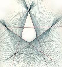 Classwork In Projective Geometry At High Mowing School Highmowing Org Geometry Geometry Lessons Art Education Lessons