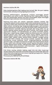 Contoh pidato bahasa jawa dalam sambutan penerimaan pengantin laki. Contoh Pawarta Bahasa Jawa Tentang Lingkungan Berbagai Contoh