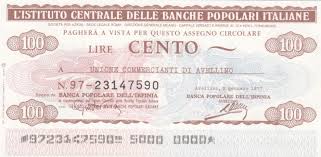 Le banche popolari sono una particolare categoria di istituti di credito regolati principalmente dagli in queste norme, si stabilisce che le popolari sono costituite in forma di cooperativa e che nessun socio. Banknote Italy 100 Lire Istituto Generale Delle Banche Popolari Italiane 1977 Unc Avelino