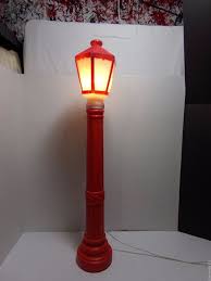 Vintage Christmas Lamp Post Blow Mold Empire Plastics 39 Christmas Decor 1969 Christmas Lamp Post Christmas Lamp Lamp