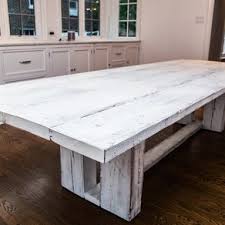 Solid wood construction inspired by the stability and utility of a carpenter's work table. Reclaimed Wood Dining Tables Barnwood Dining Tables Custommade Com